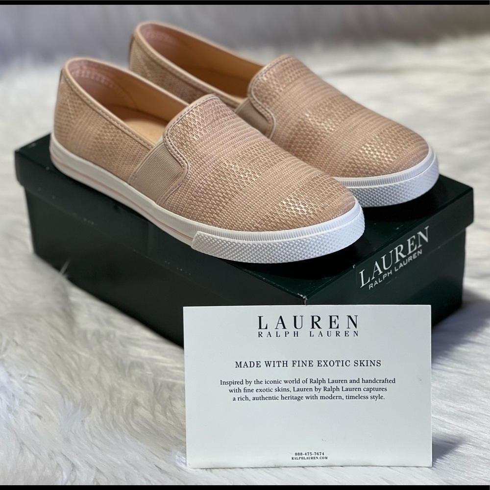 NEW Lauren Ralph Lauren JINNY sneakers (sale) - Picture 3 of 16